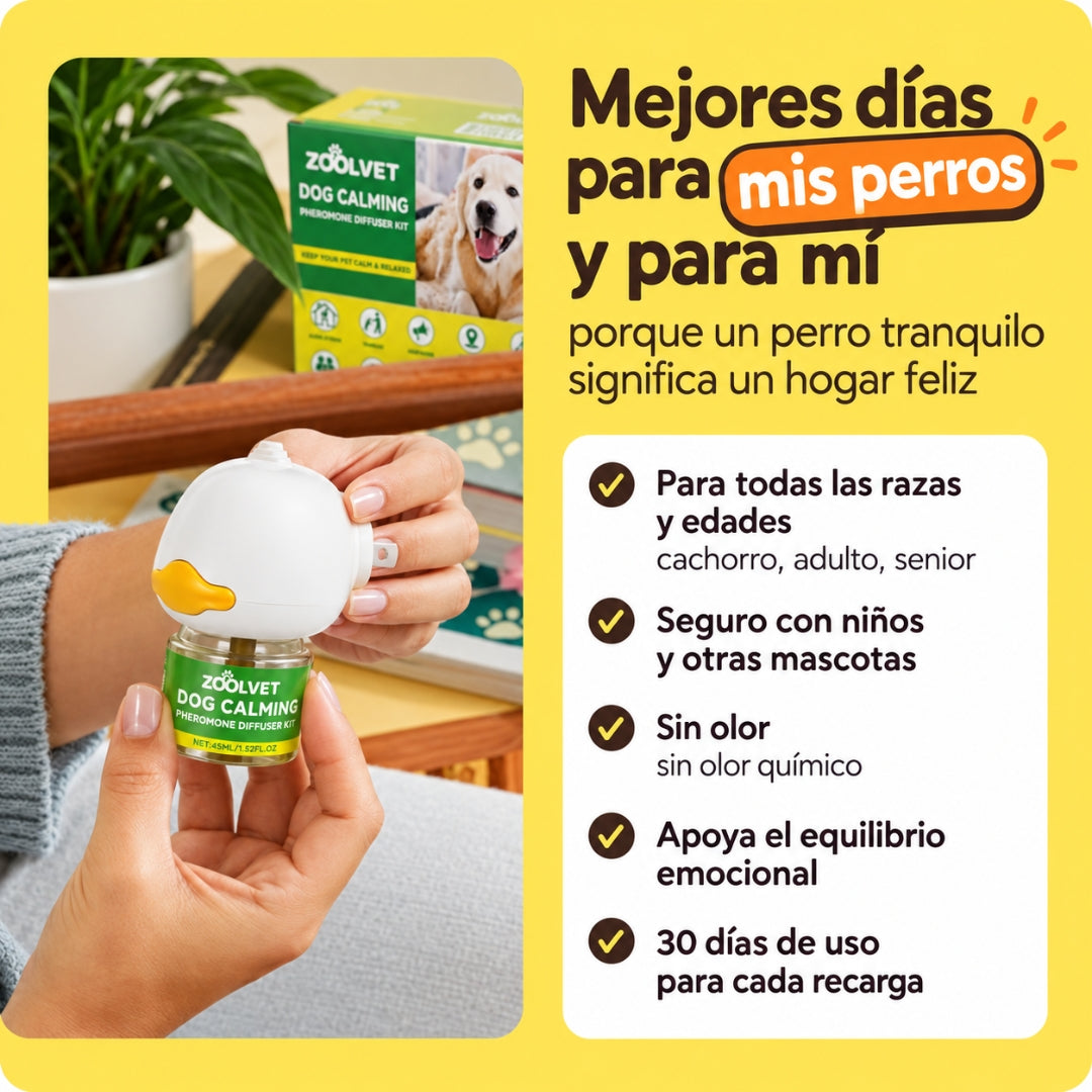Kit Difusor Calmante para Perros